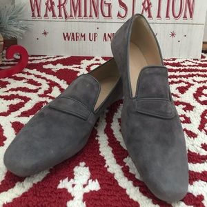 Gray J Crew women’s Loafers